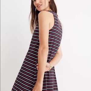 Madewell Size Medium Highpoint Tank Dress in Franklin Stripe